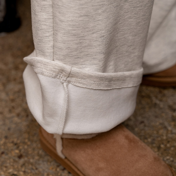 에어히트 fleece lined 와이드 Banding Pants