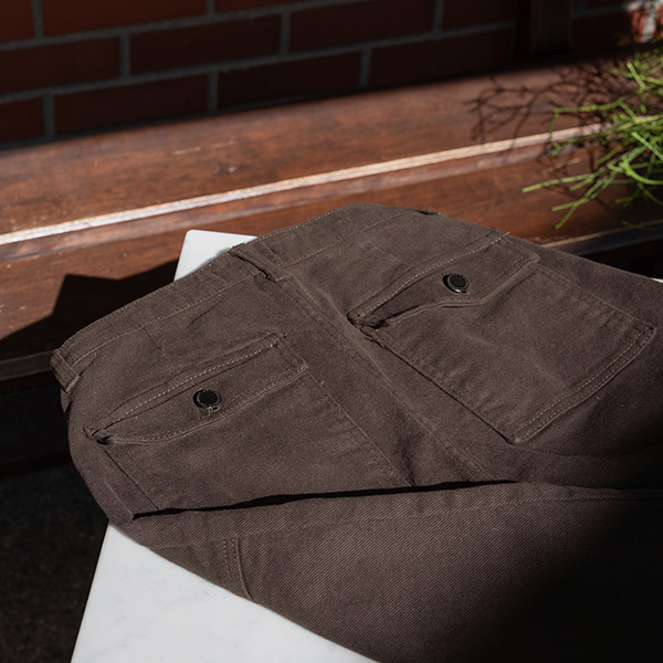 Back Pocket Chewy Span Wide fleece lined Pants