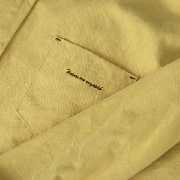 Fleece lined Lettering Basic Shirt