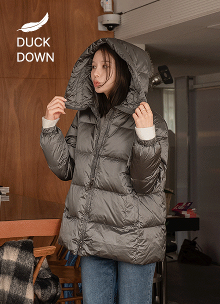 Gloney Half Duck Down Padding Korea