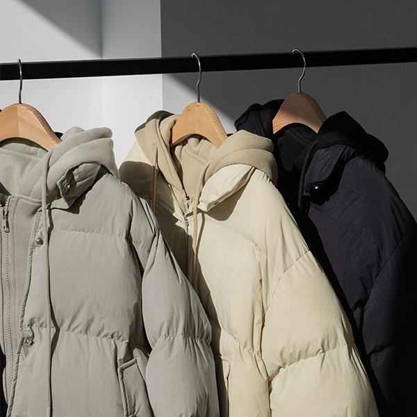 Hood layered Padding