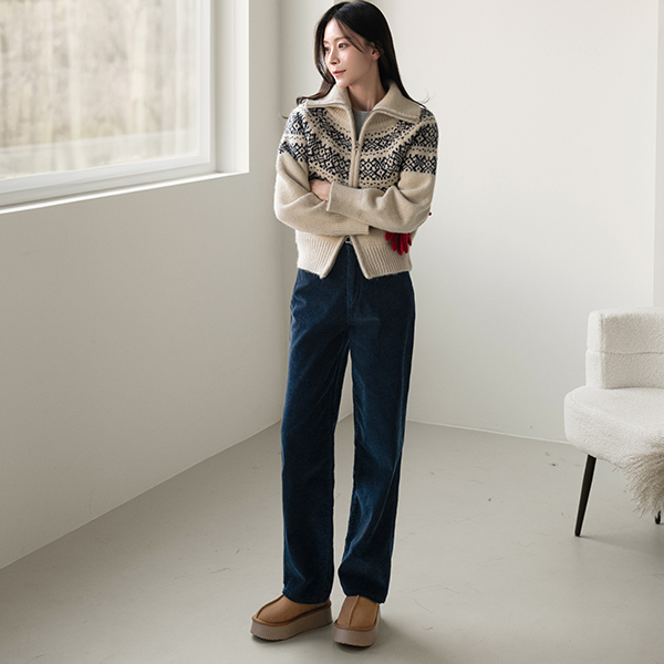 Betty Corduroy Banding Pants
