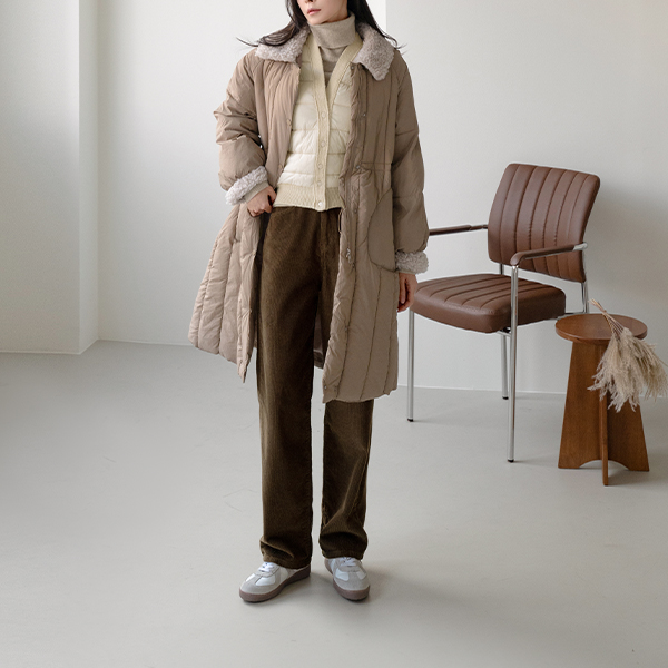 Betty Corduroy Banding Pants
