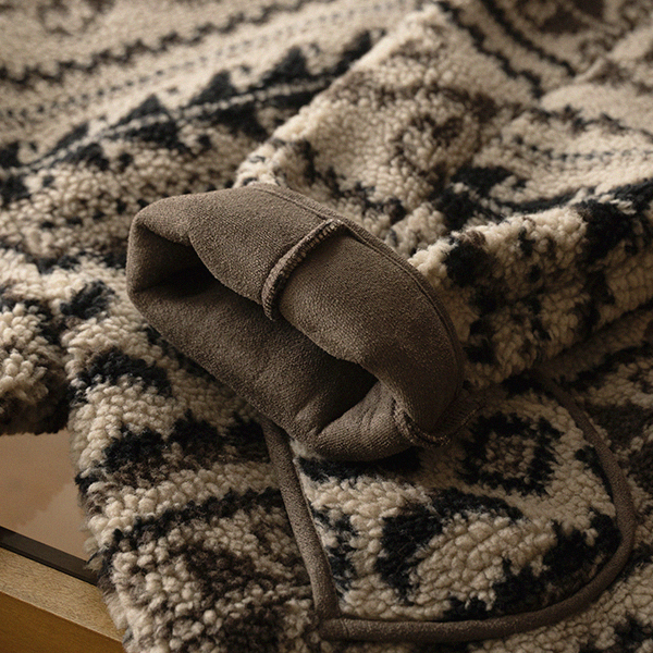 Ethnic Teddy Fleece Jumper