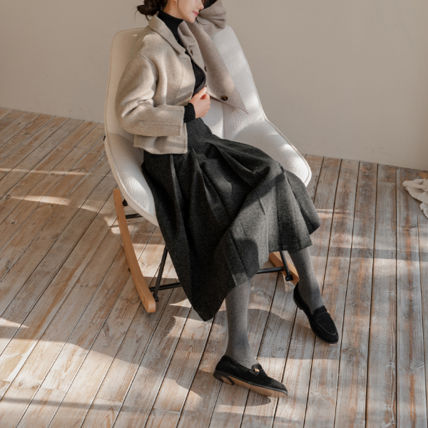키작아도 Wool Skirt (겨울플리츠)