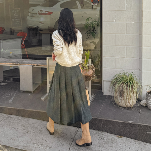 키작아도 Wool Skirt (겨울플리츠)