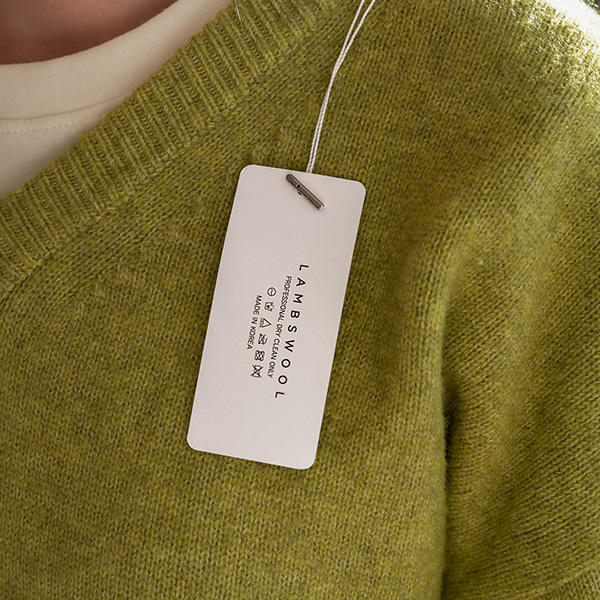 [Special Sale] Rams Wool Loose V-neck Knitwear