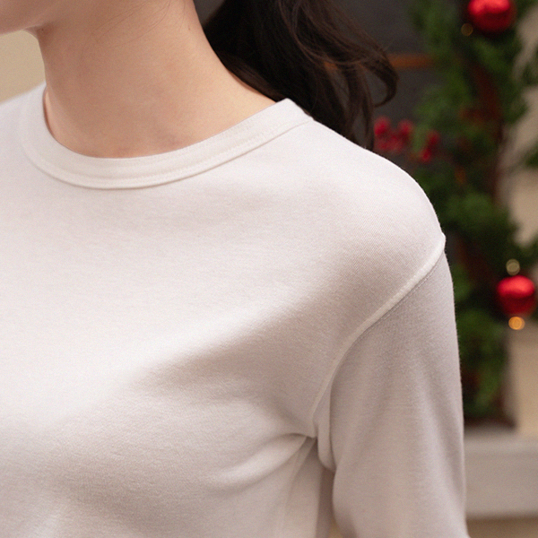 Basic Round Span fleece lined T-shirt