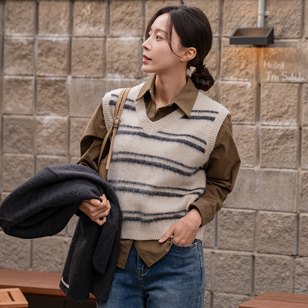 [valyou] Hazel Peach Pocket Shirt