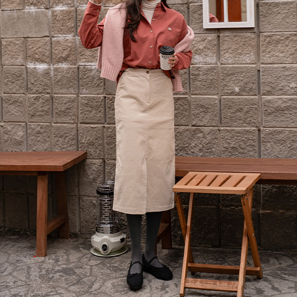 [valyou] Hazel Peach Pocket Shirt