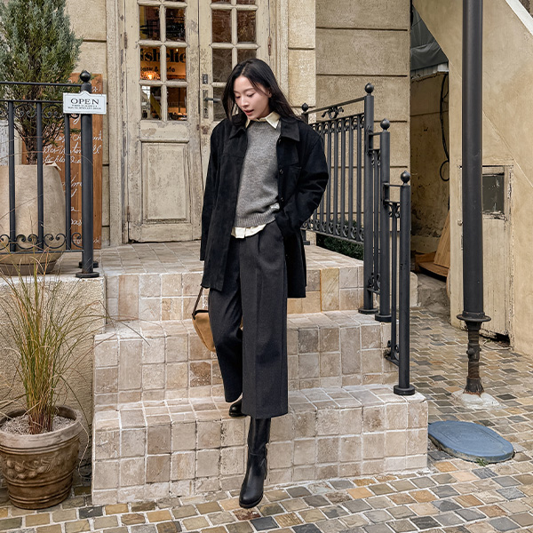 [valyou] Hazel Peach Pocket Shirt