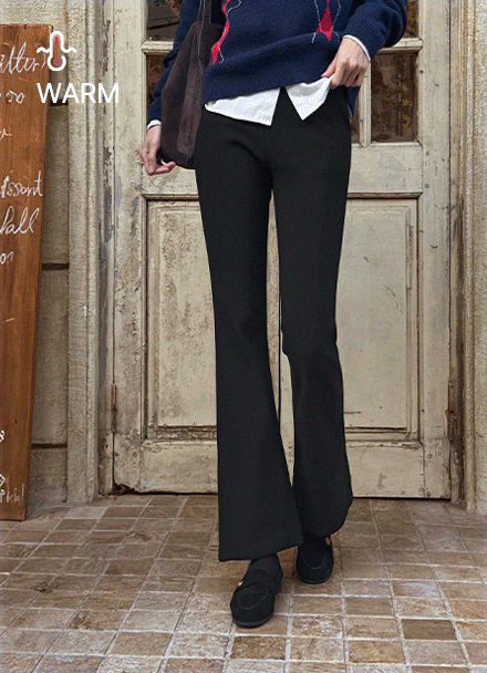 Two Types Chewy Span Daily Banding Pants Korea