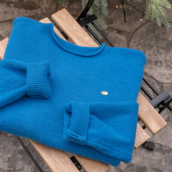 써니 pendant Round Knitwear