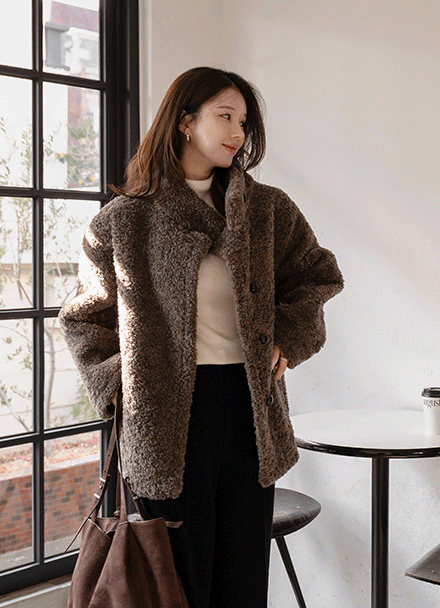 Soft Wool Half Mustang Jacket Korea