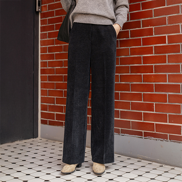 Velvet Corduroy Backbanding Pants