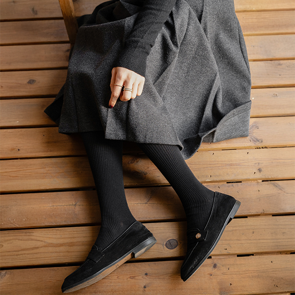 Cozy Warm Corrugated Stockings