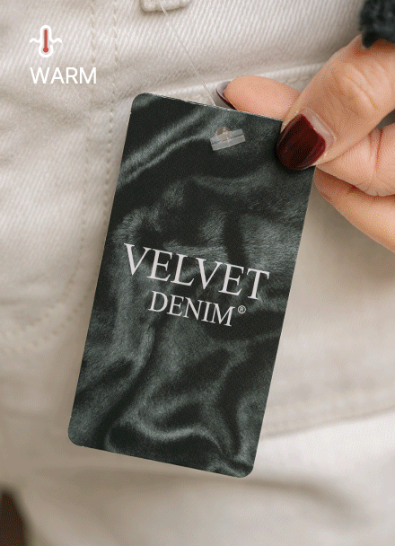 앞포켓 Velvet Long 와이드 Pants Korea