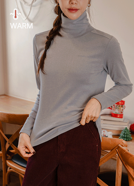 Vin Mercy Fleece lined Turtleneck T-shirt Korea