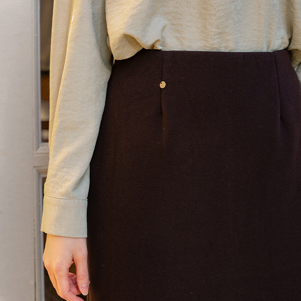 밀리 보송 히든밴딩 fleece lined Skirt