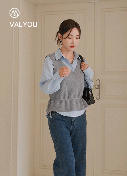 [valyou] lucy string Vest Set Korea