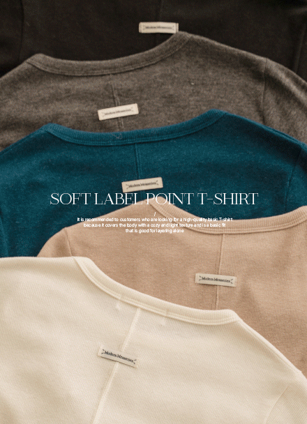 Soft Labels key point T-shirt Korea