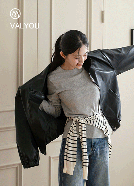 [valyou] Soft dbinding Patch T-Shirt Korea