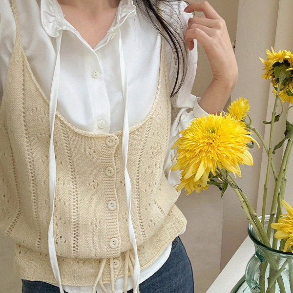 [valyou] string 뷔스티에 Knitwear