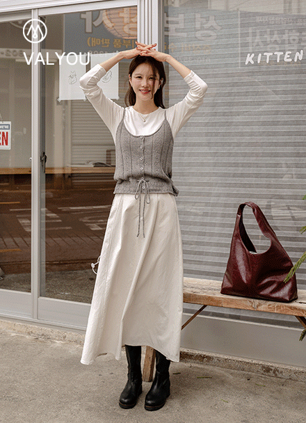 [valyou] string 뷔스티에 Knitwear Korea