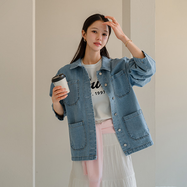 Base Pocket Denim Jacket