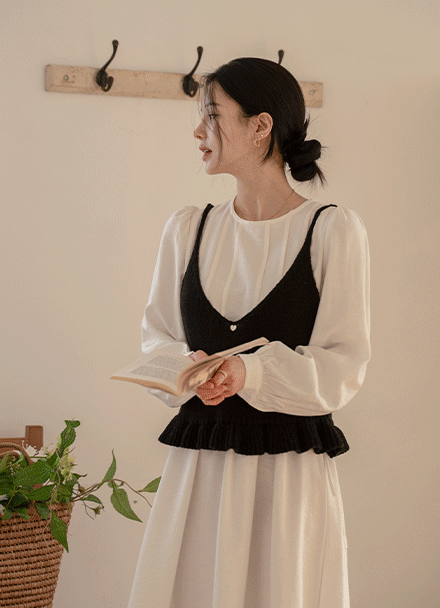 스프링 Freel Knitwear 뷔스티에 Korea