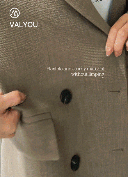 [valyou] 렌 double 버튼 Span Jacket Korea