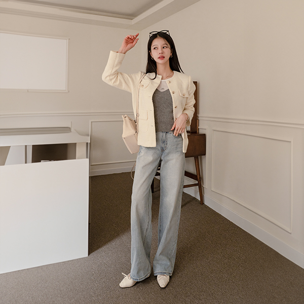 Sealing Half Tweed Jacket