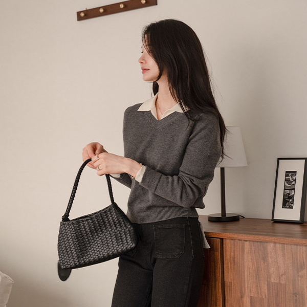 Of Bay Collar Knitwear