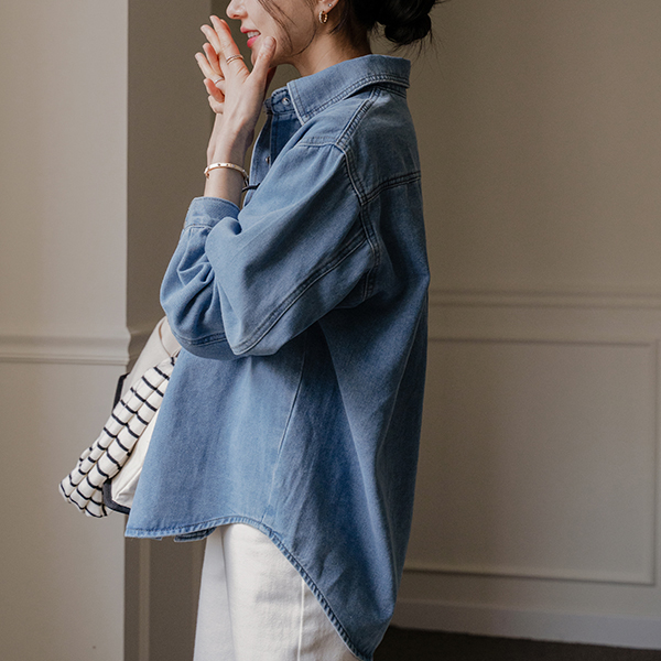 Over Pocket Denim Shirt