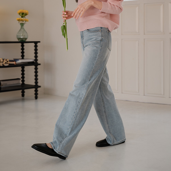 Wish Wide Long Denim Pants