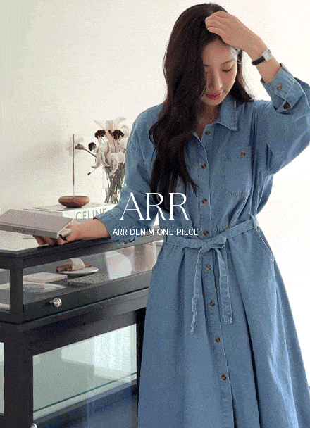 Are Denim Dress Korea