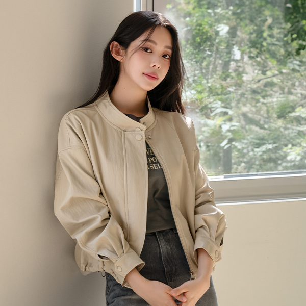 Rider Closing Leather Jacket