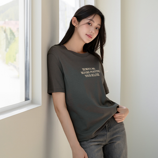 Span Lettering Short-sleeve T-shirt