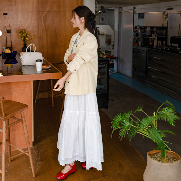 데일리 포켓 Washing Blue Jacket