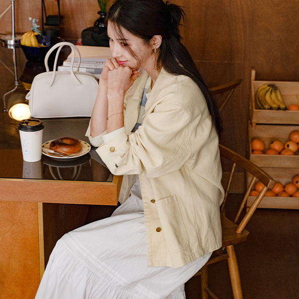 데일리 포켓 Washing Blue Jacket