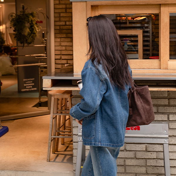 데일리 포켓 Washing Blue Jacket