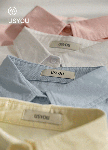 [USYOU] 페일 Ton 폴디드 포켓 Shirt Korea