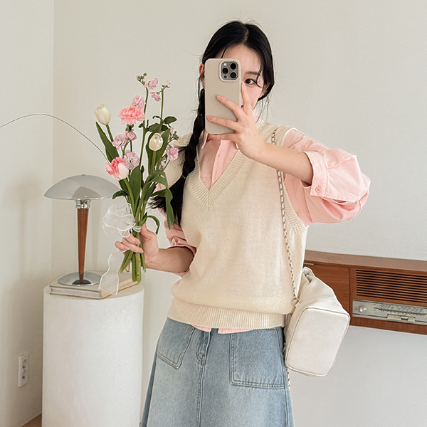 [USYOU] 페일 Ton 폴디드 포켓 Shirt