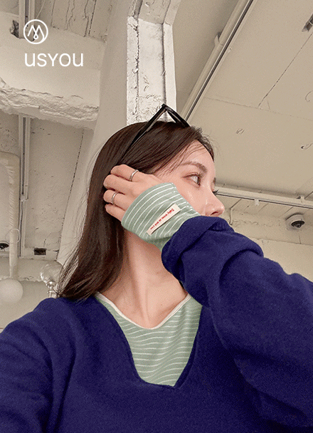 [어스유] 레드라벨 Stripe T-shirt Korea