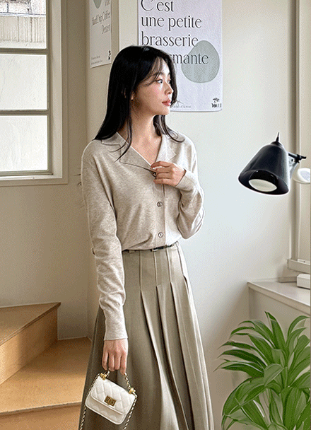 Brit Collar Cardigan Korea