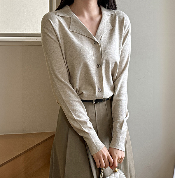 Brit Collar Cardigan