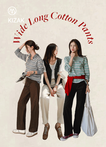 Perfect Cotton Pants 47ver (Long wide) Korea