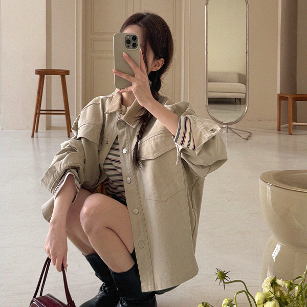[valyou] 루디 Corduroy Collar color combination Jacket