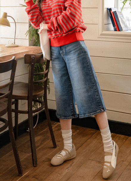 Bermuda Span Washing Capri Pants Korea