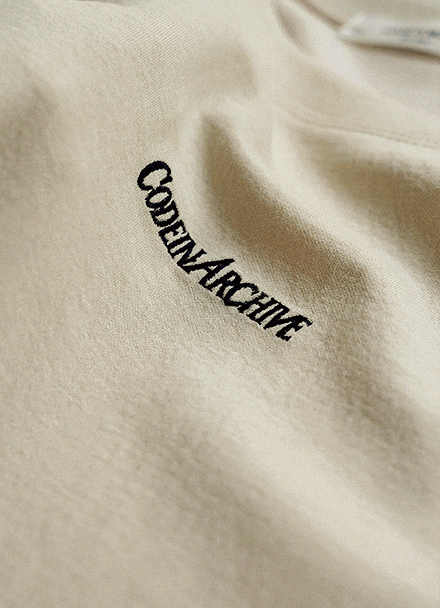 Archive Incision 3/4 Sleeve Sweatshirt Korea